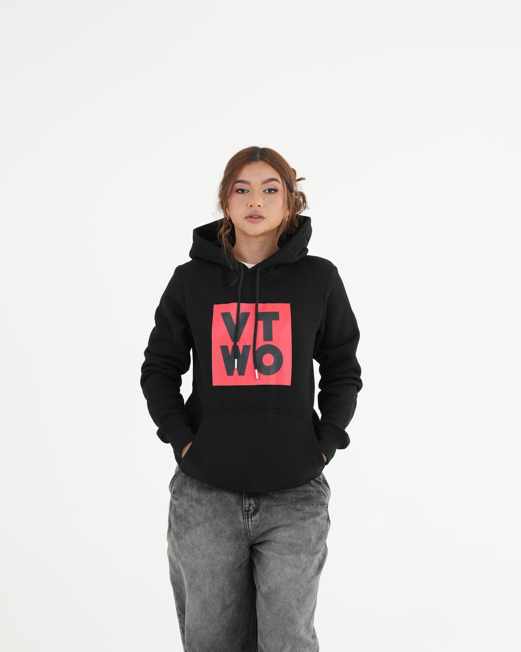 HOODIE FSA063 NEGRO