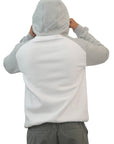 CHAQUETA SA104 GRIS BLANCO