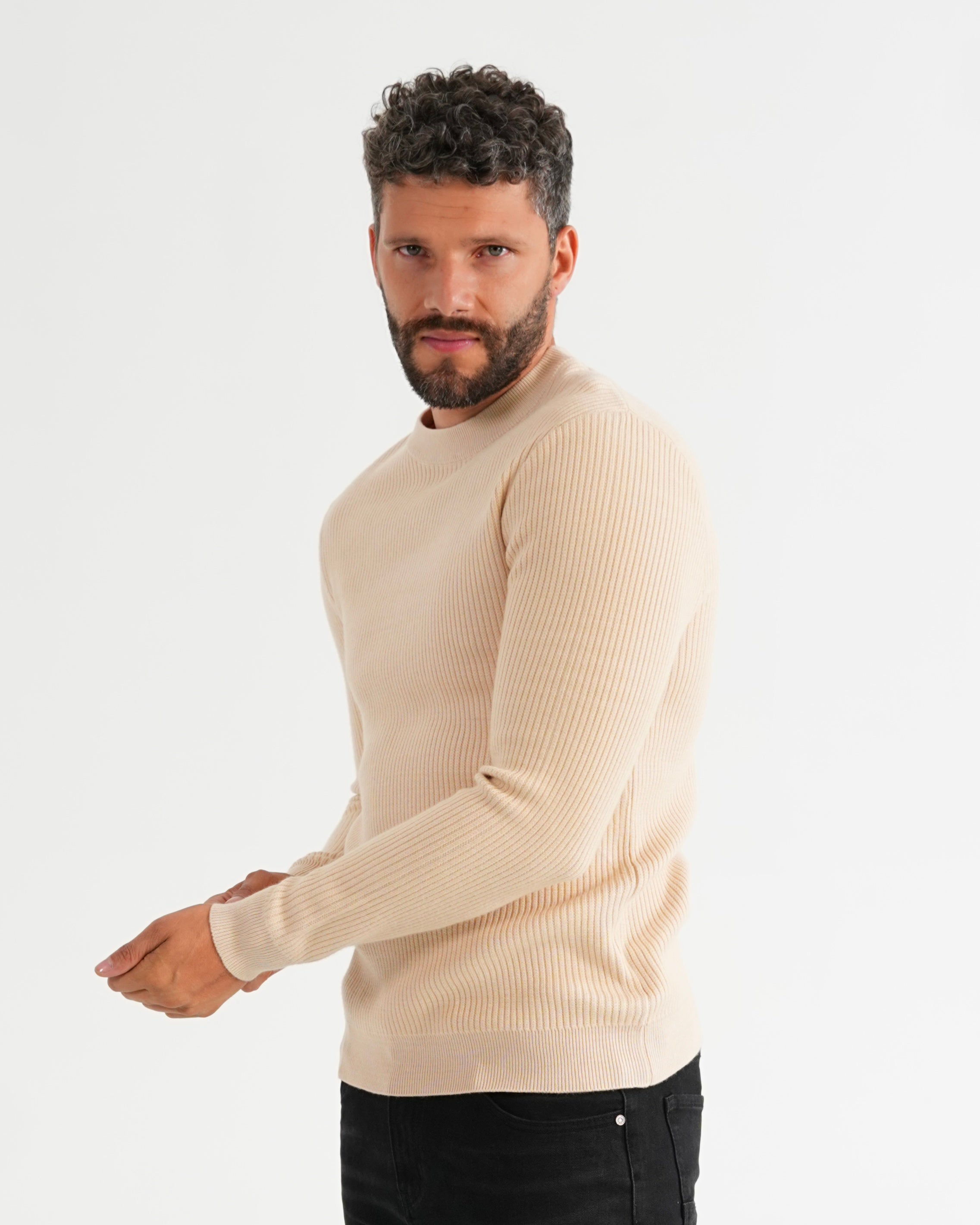 SUÉTER HISA032 KHAKI