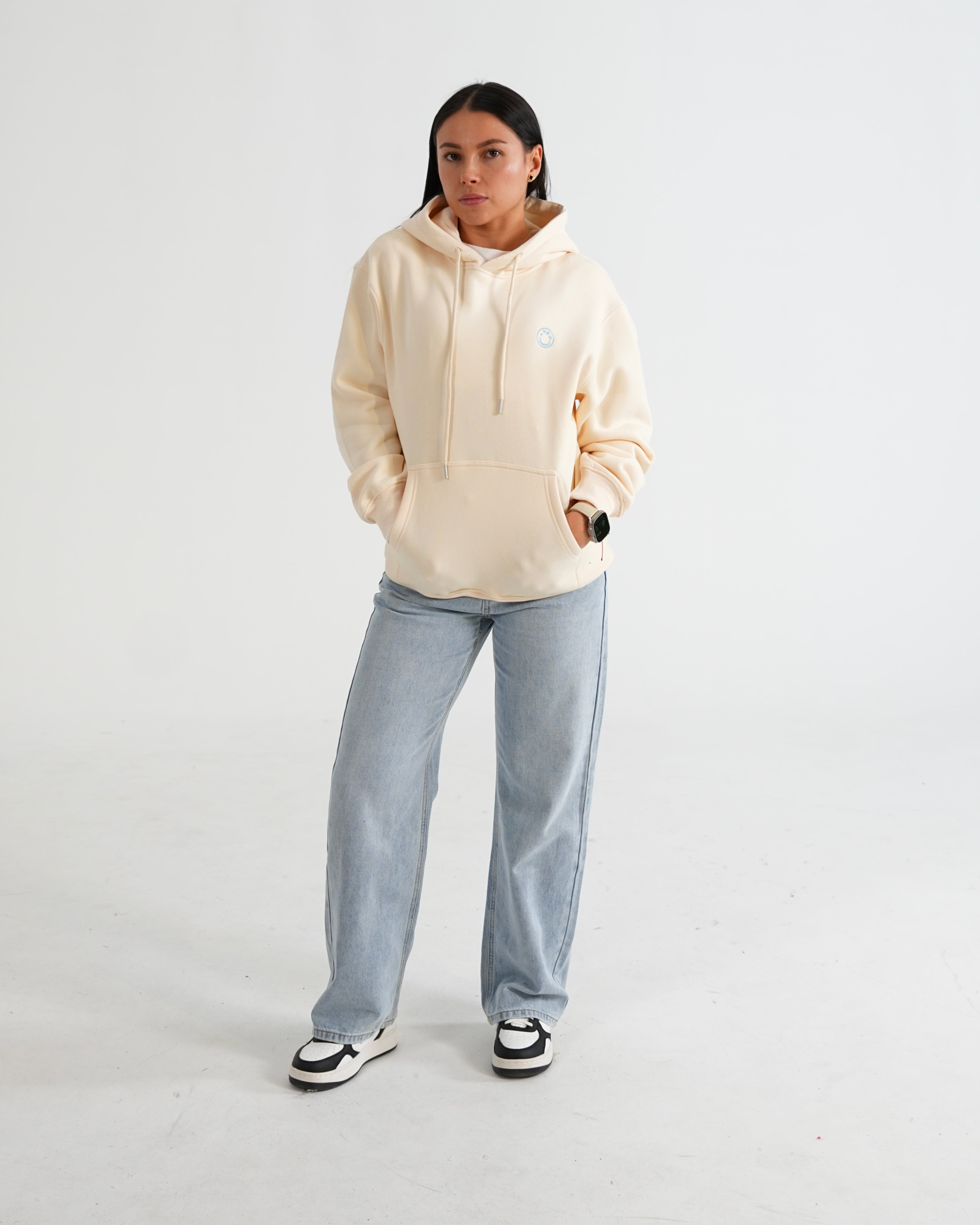 HOODIE FSA085 BEIGE