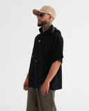 HODDIE MANGA CORTA CA016 NEGRO