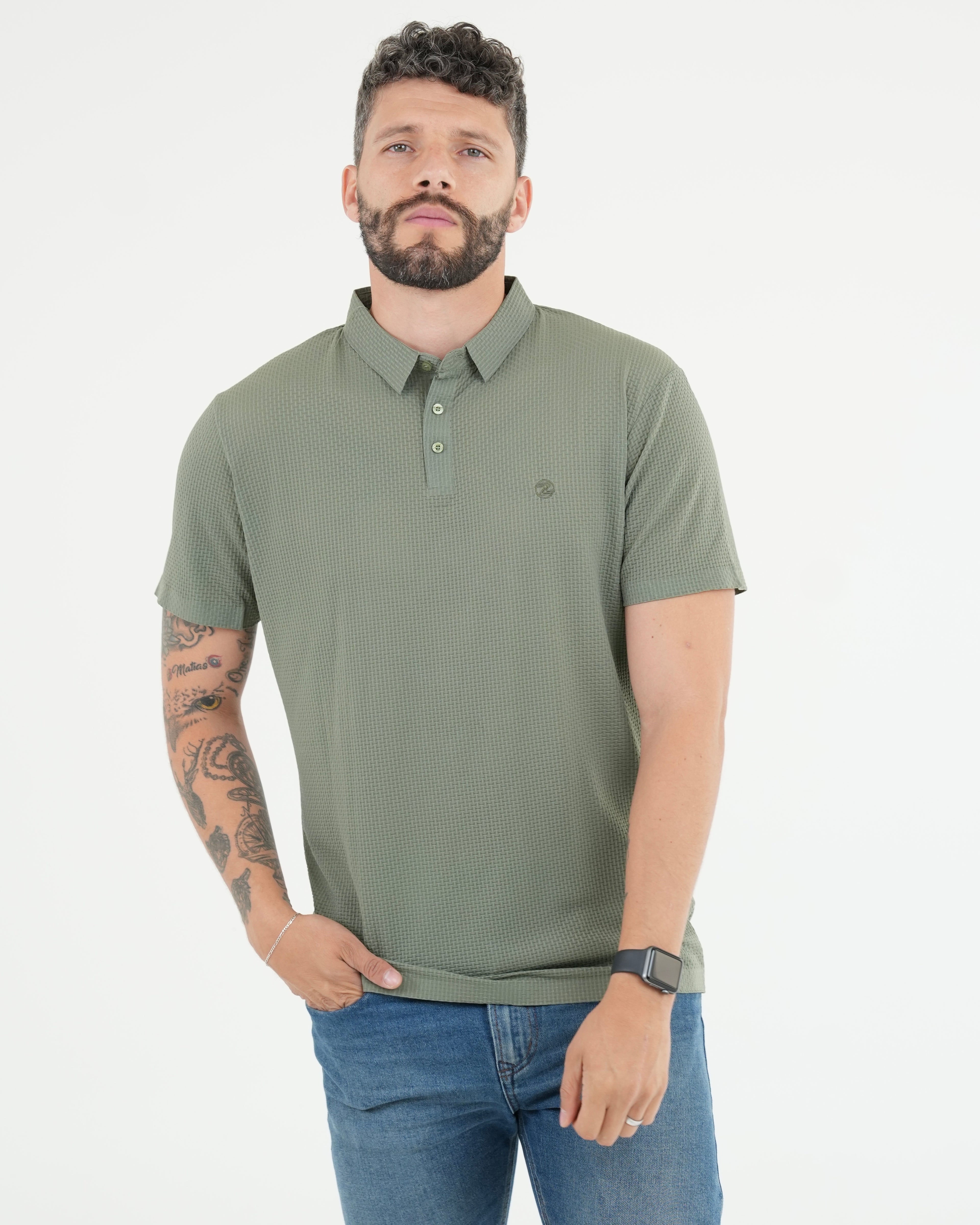 CAMISA POLO JCA002 VERDE