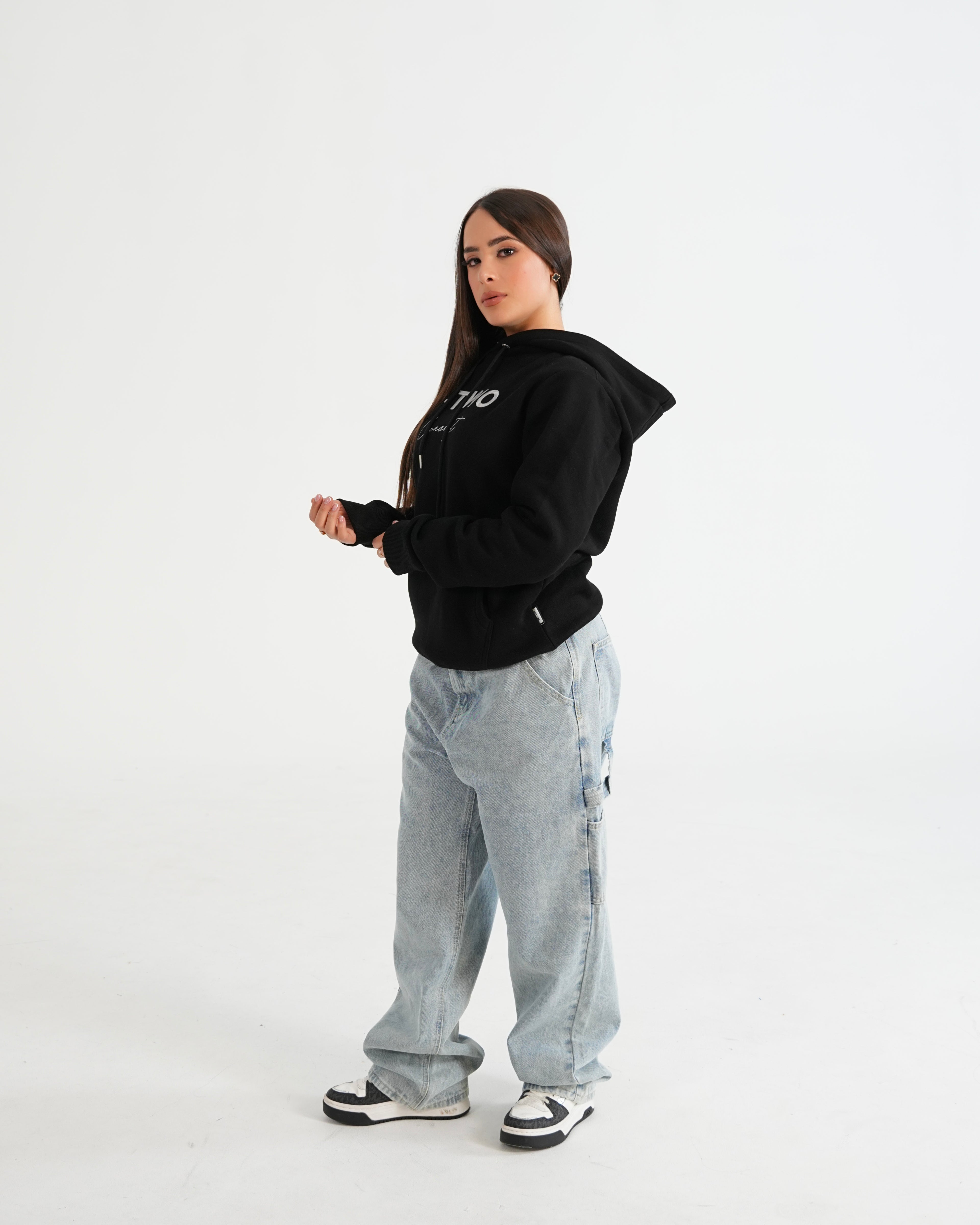 HOODIE FSA070 NEGRO