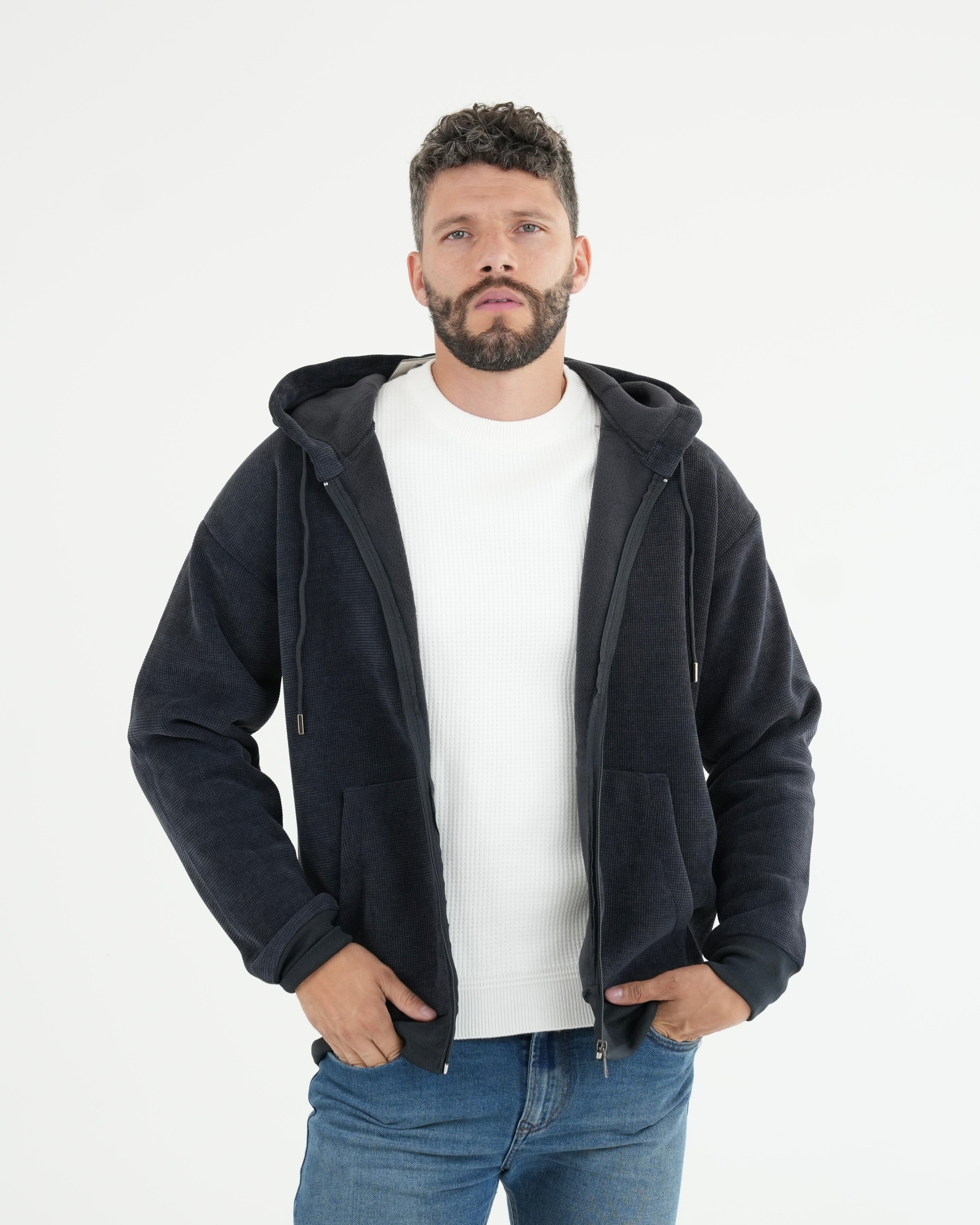 CHAQUETA HISA017 GRIS