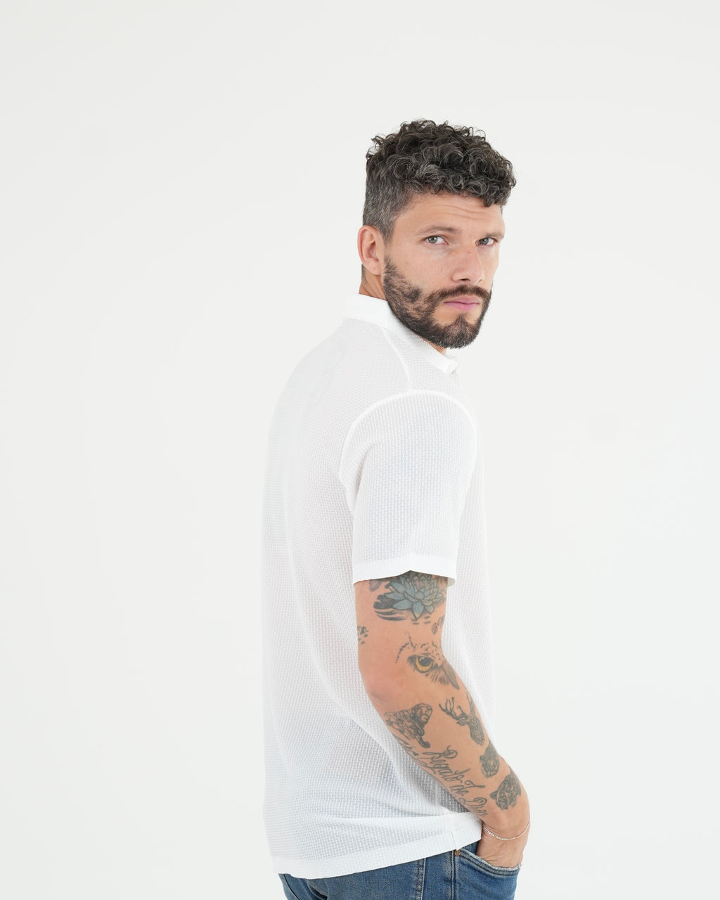 CAMISA POLO JCA002 BLANCO