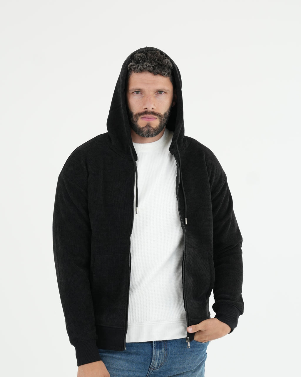 CHAQUETA HISA017 NEGRO