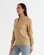 SUÉTER HISA022 KHAKI