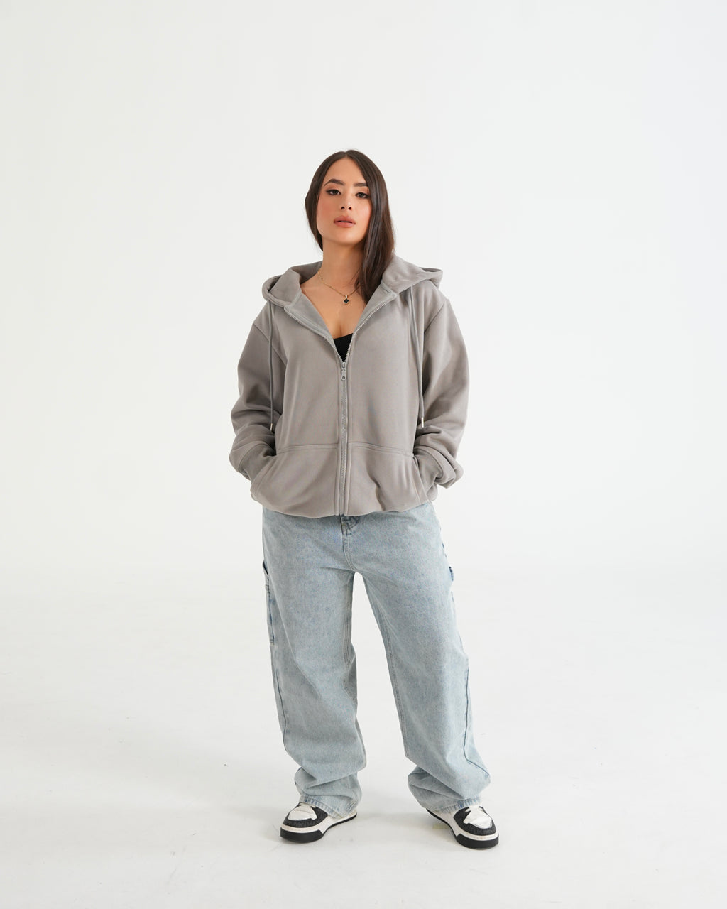 CHAQUETA FSA067 GRIS