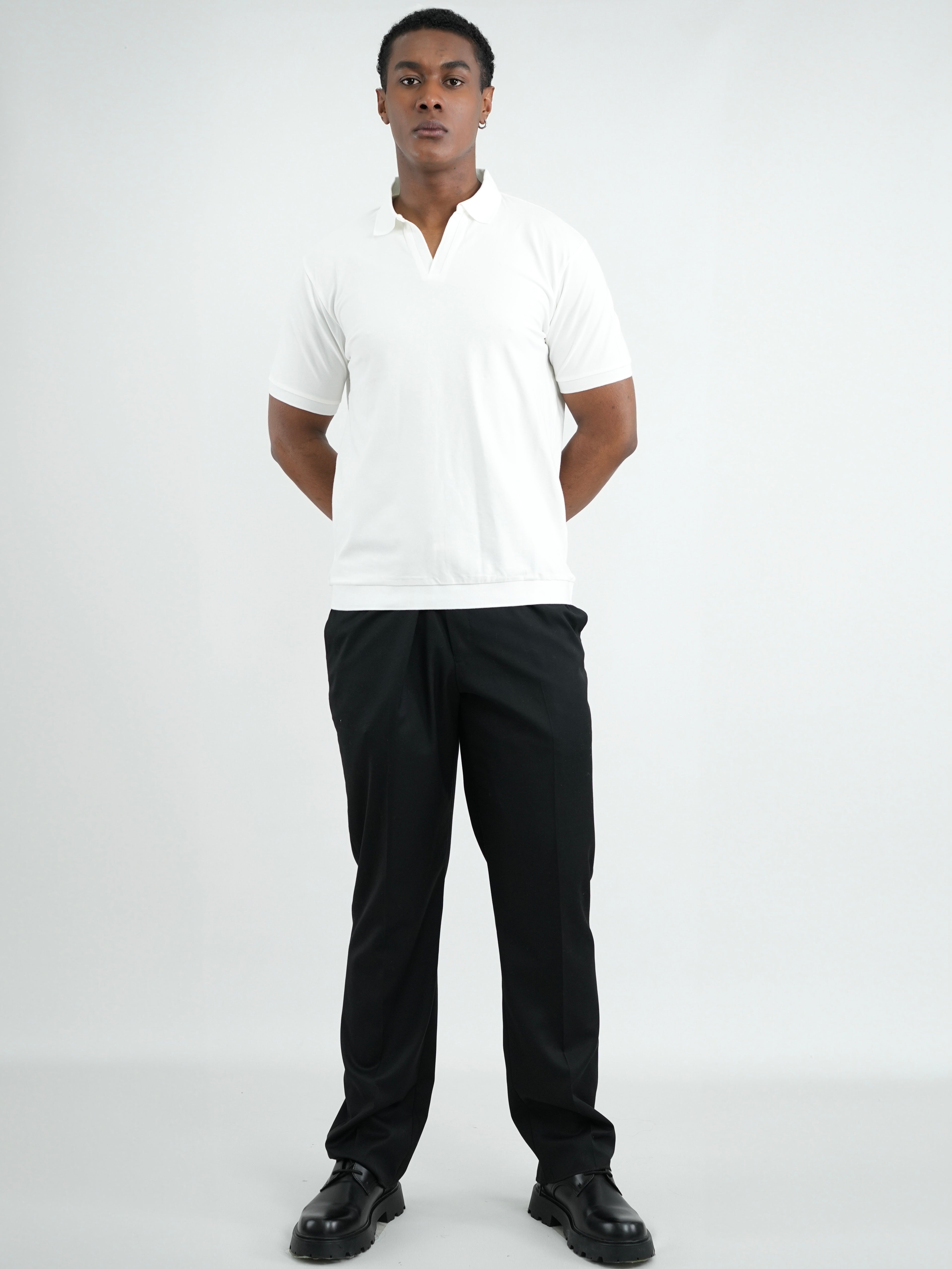CAMISA POLO CAP007  BLANCO