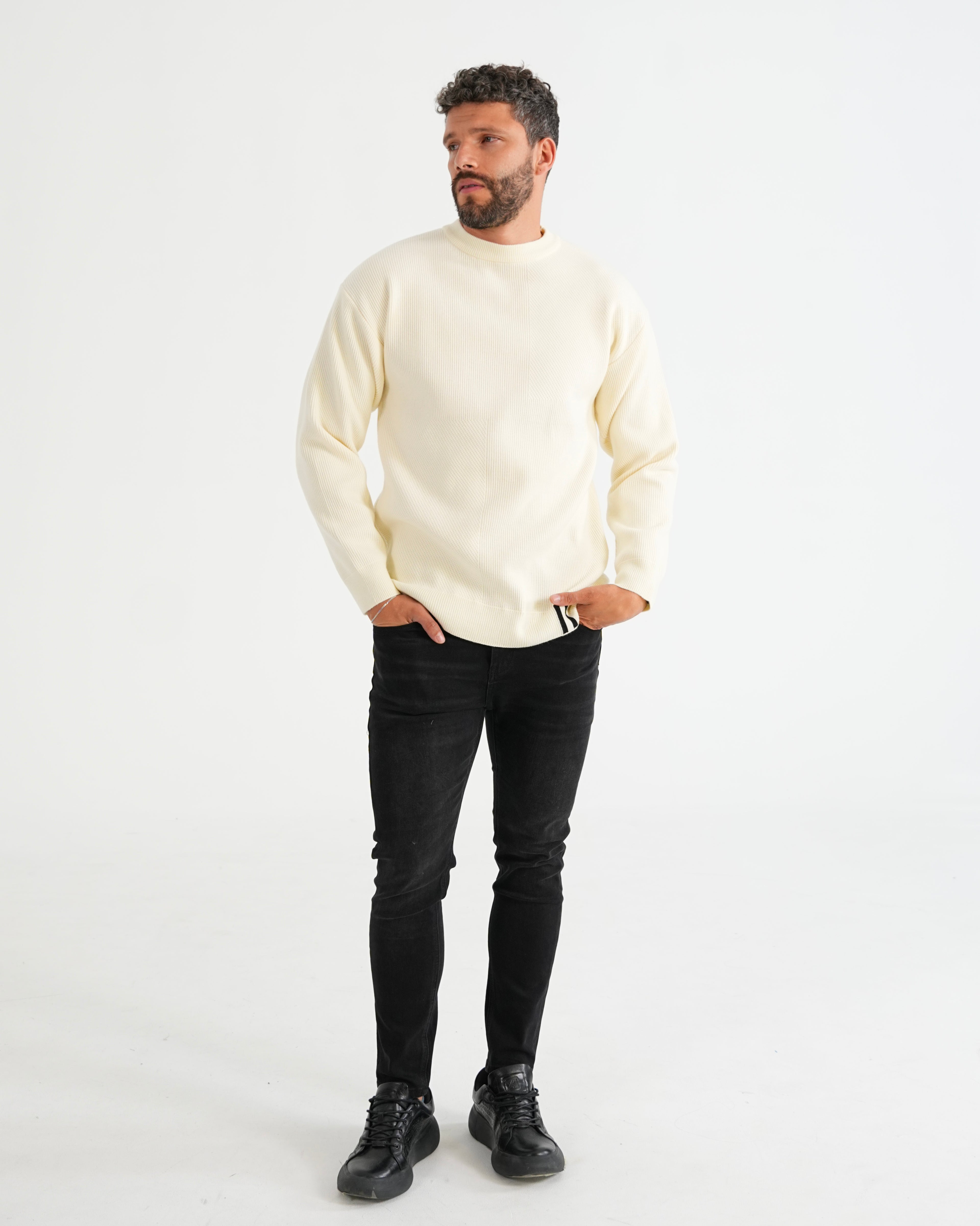 SUÉTER HISA028 BLANCO