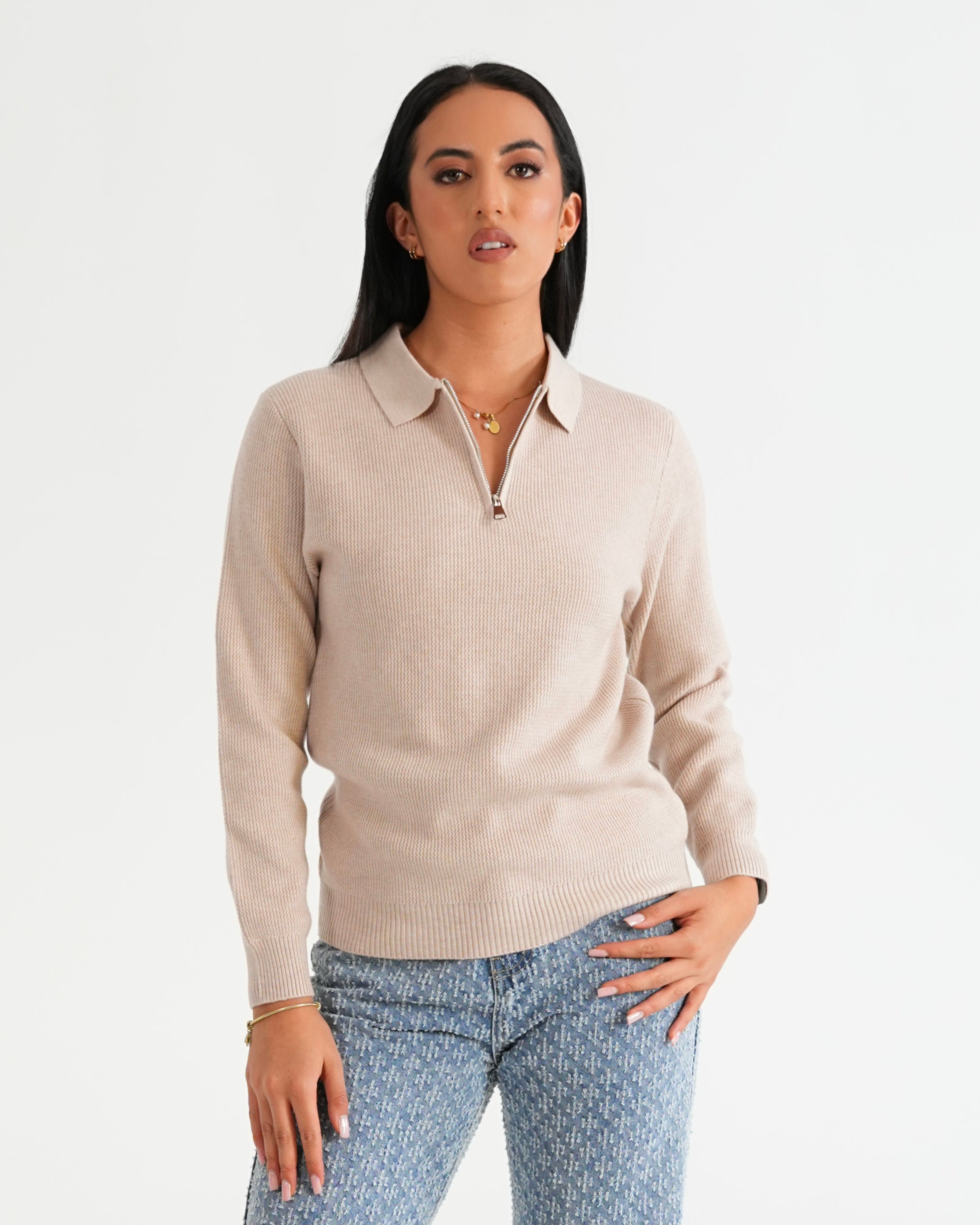 SUÉTER HISA021 GRIS