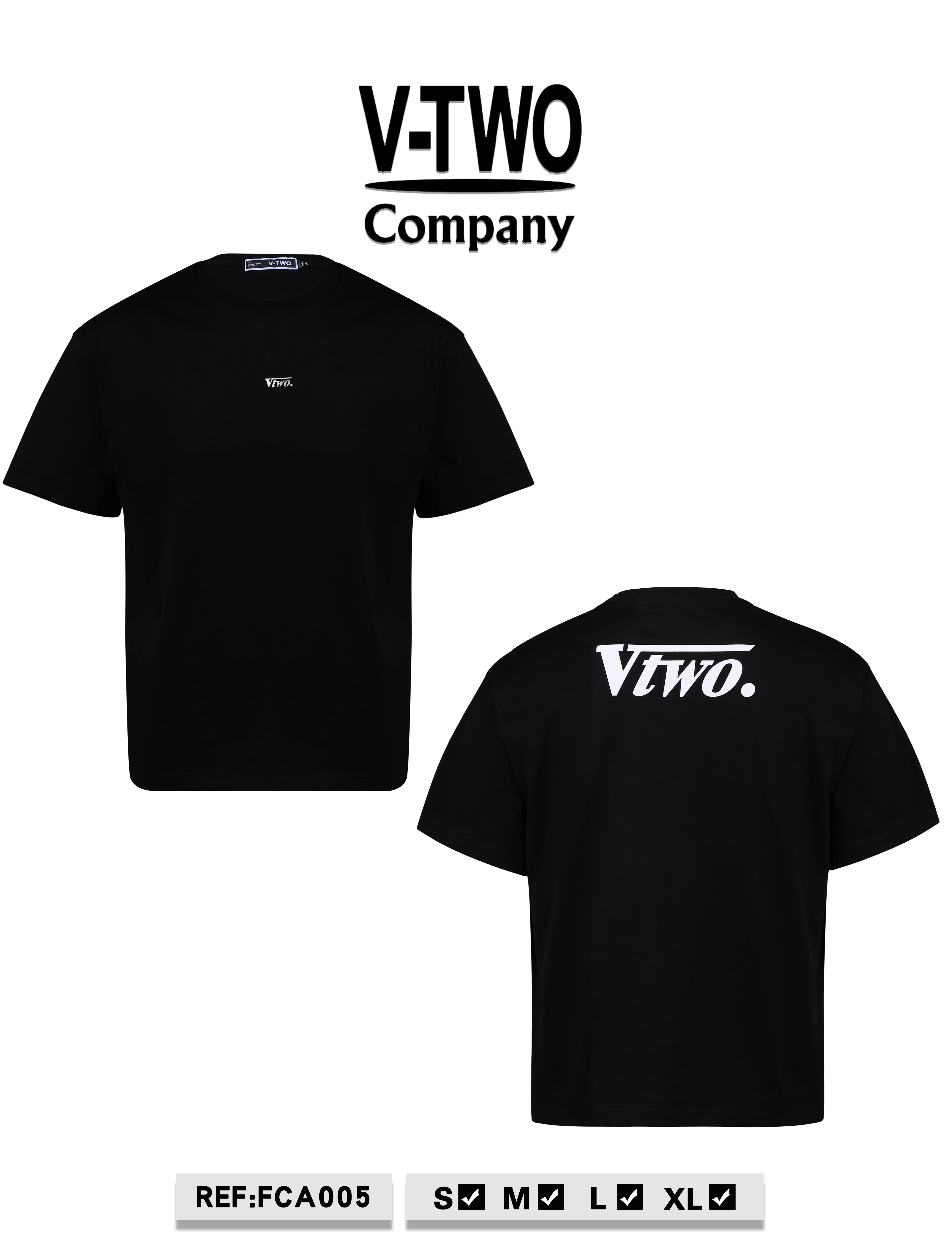 CAMISETA FCA005 NEGRO