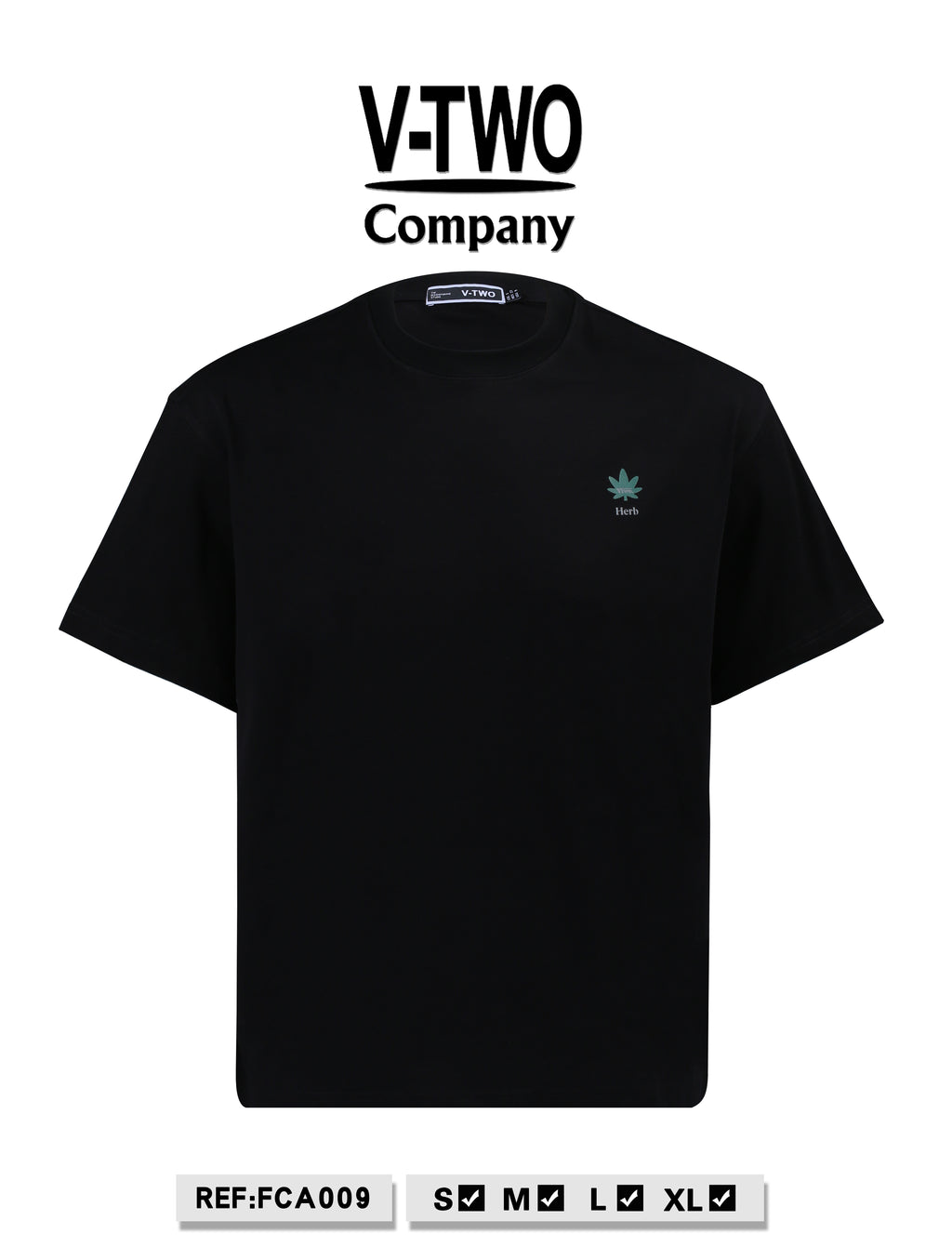 CAMISETA FCA009 NEGRO