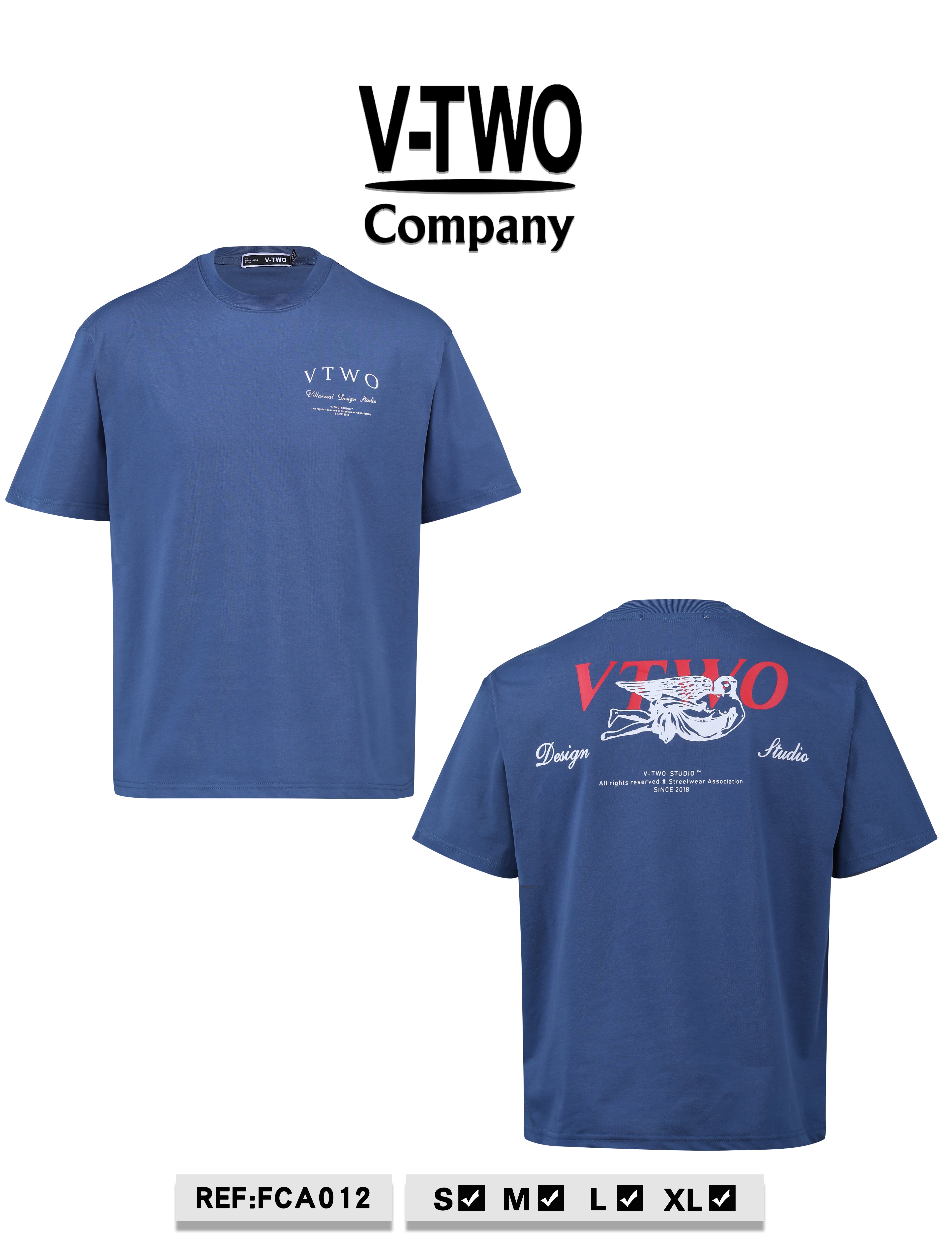 CAMISETA FCA012 AZUL