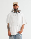 HOODIE MANGA CORTA CA016 BLANCO