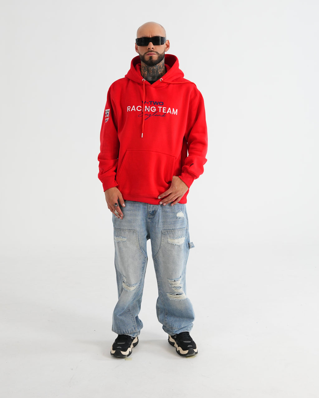HOODIE FSA079 ROJO