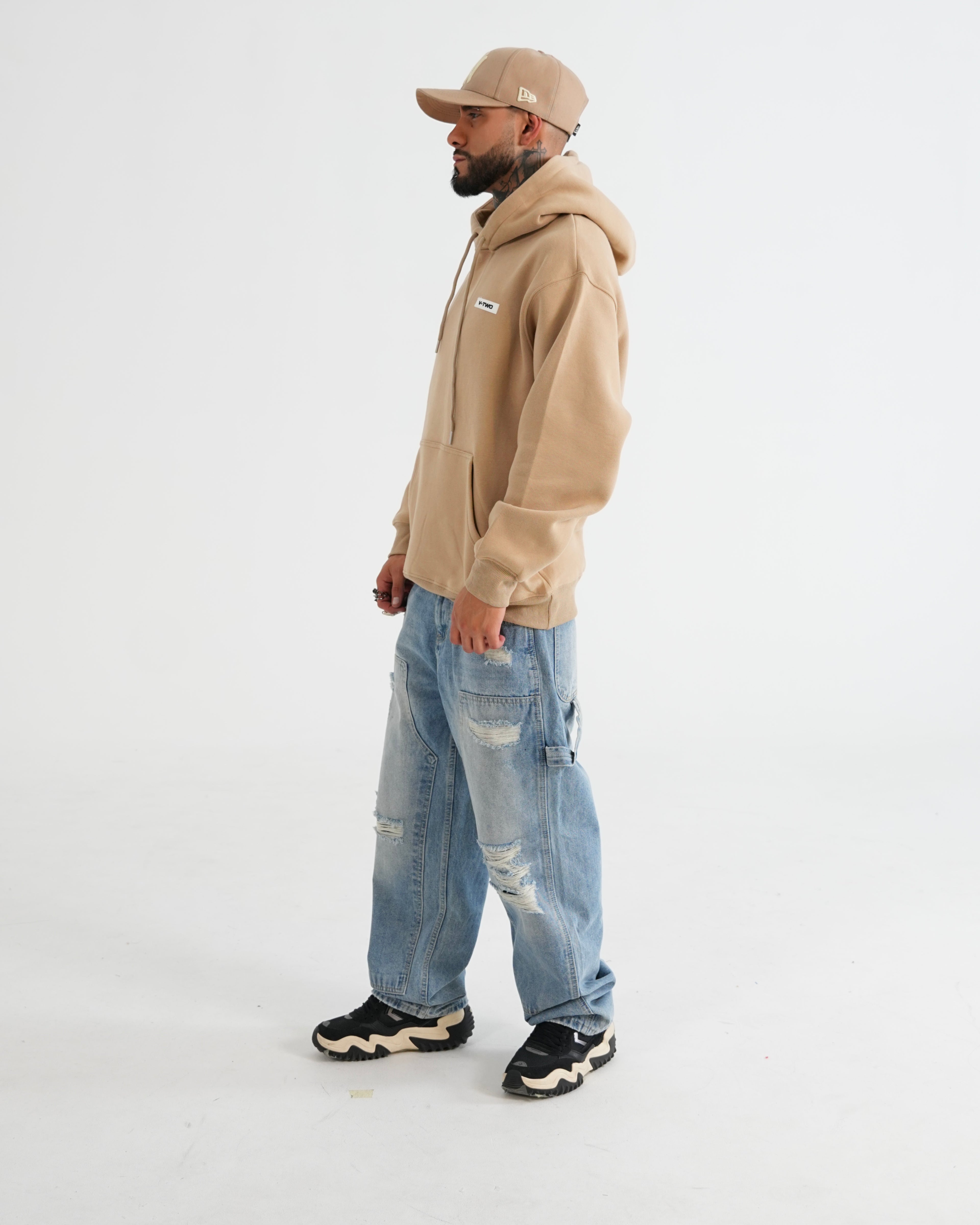 HOODIE FSA082 KHAKI