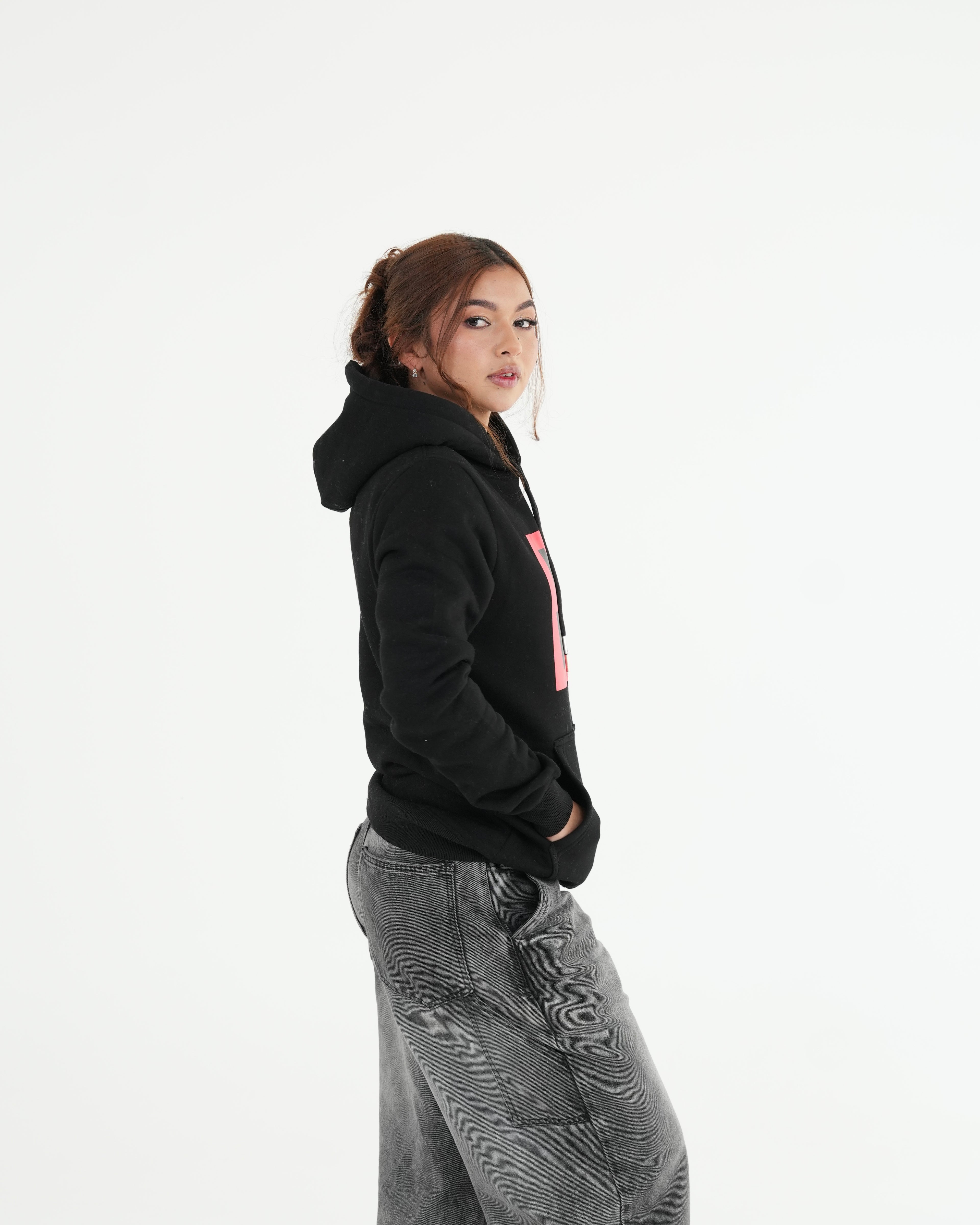 HOODIE FSA063 NEGRO