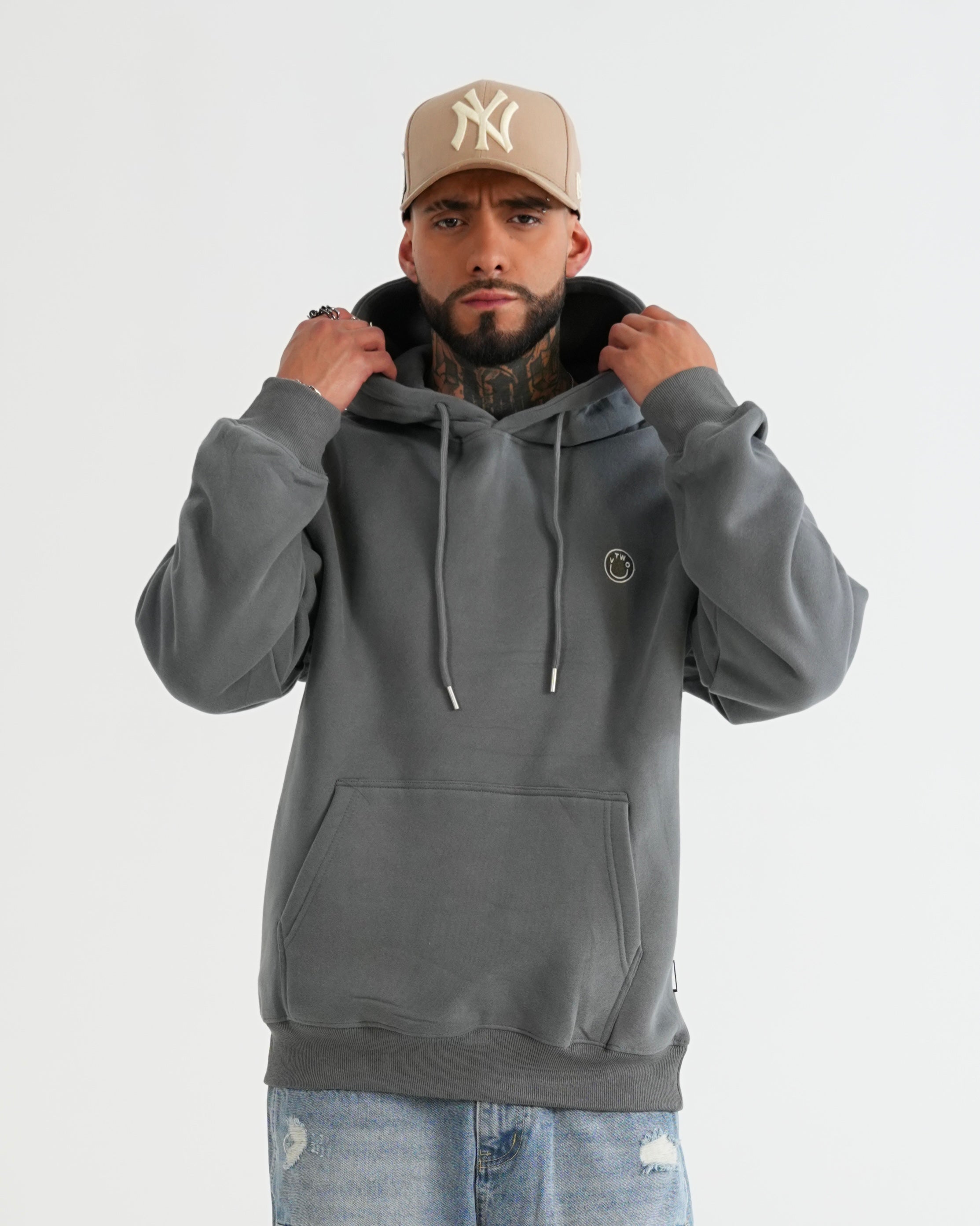 HOODIE FSA085 GRIS
