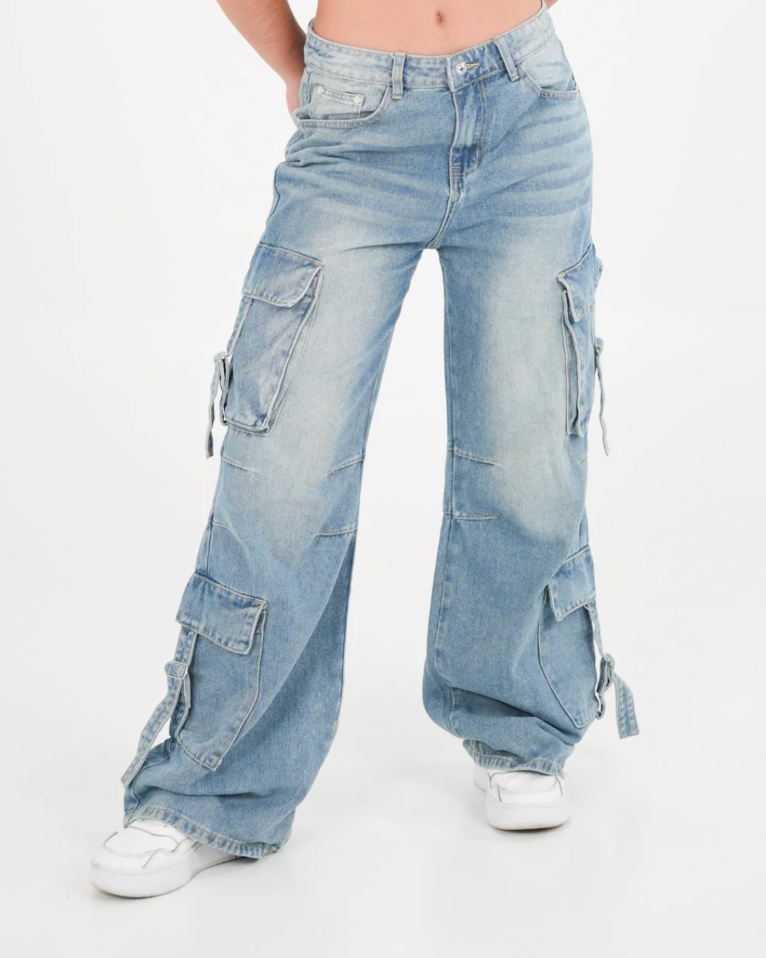 JEAN CARGO JD002 (MJAL) AZUL
