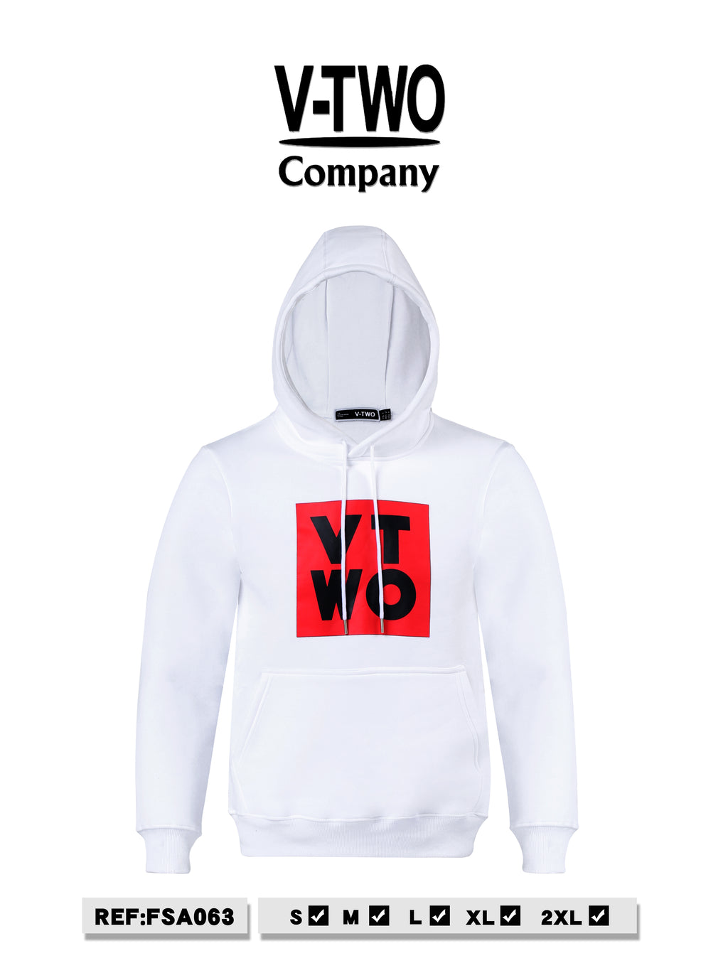 HOODIE FSA063 BLANCO