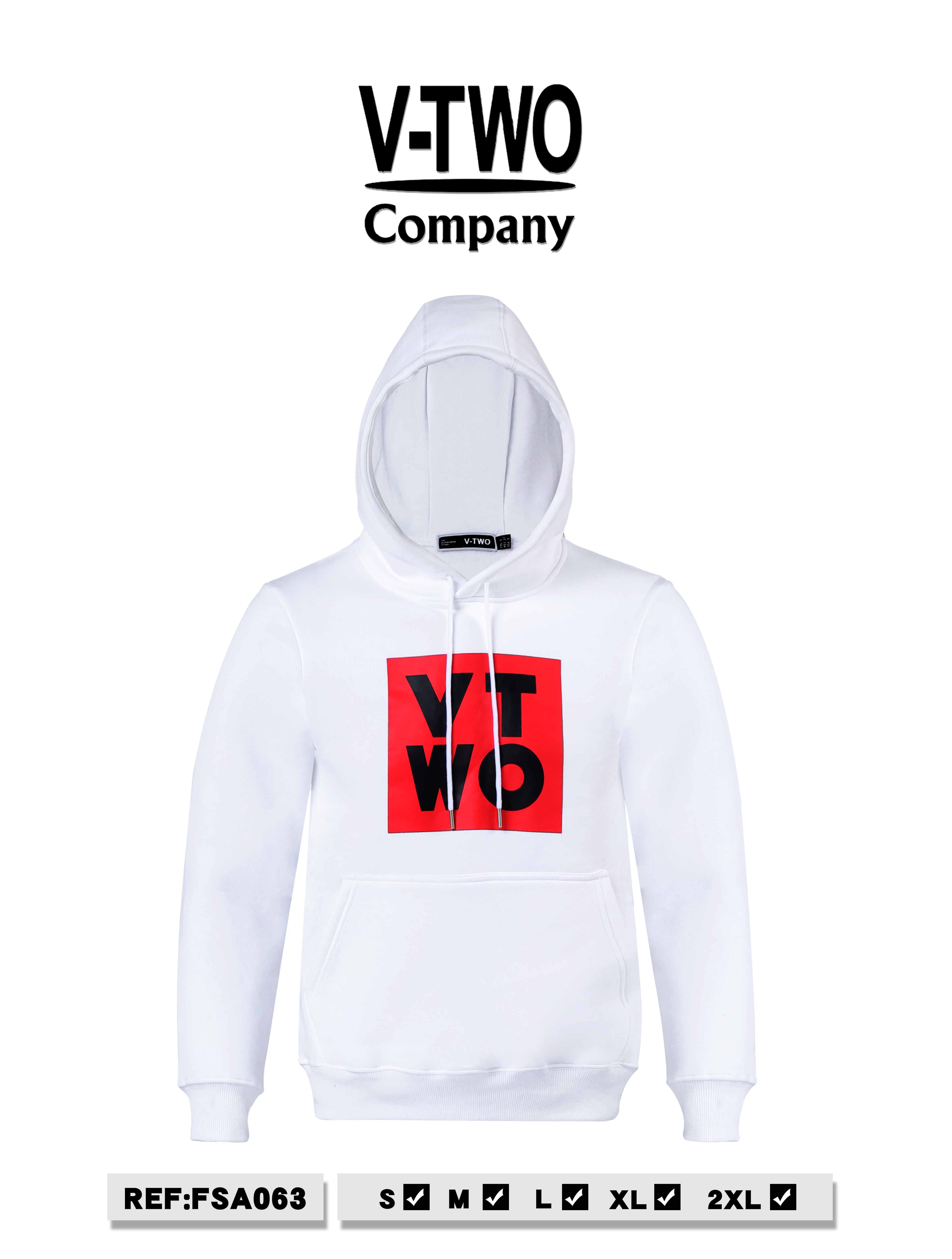 HOODIE FSA063 BLANCO