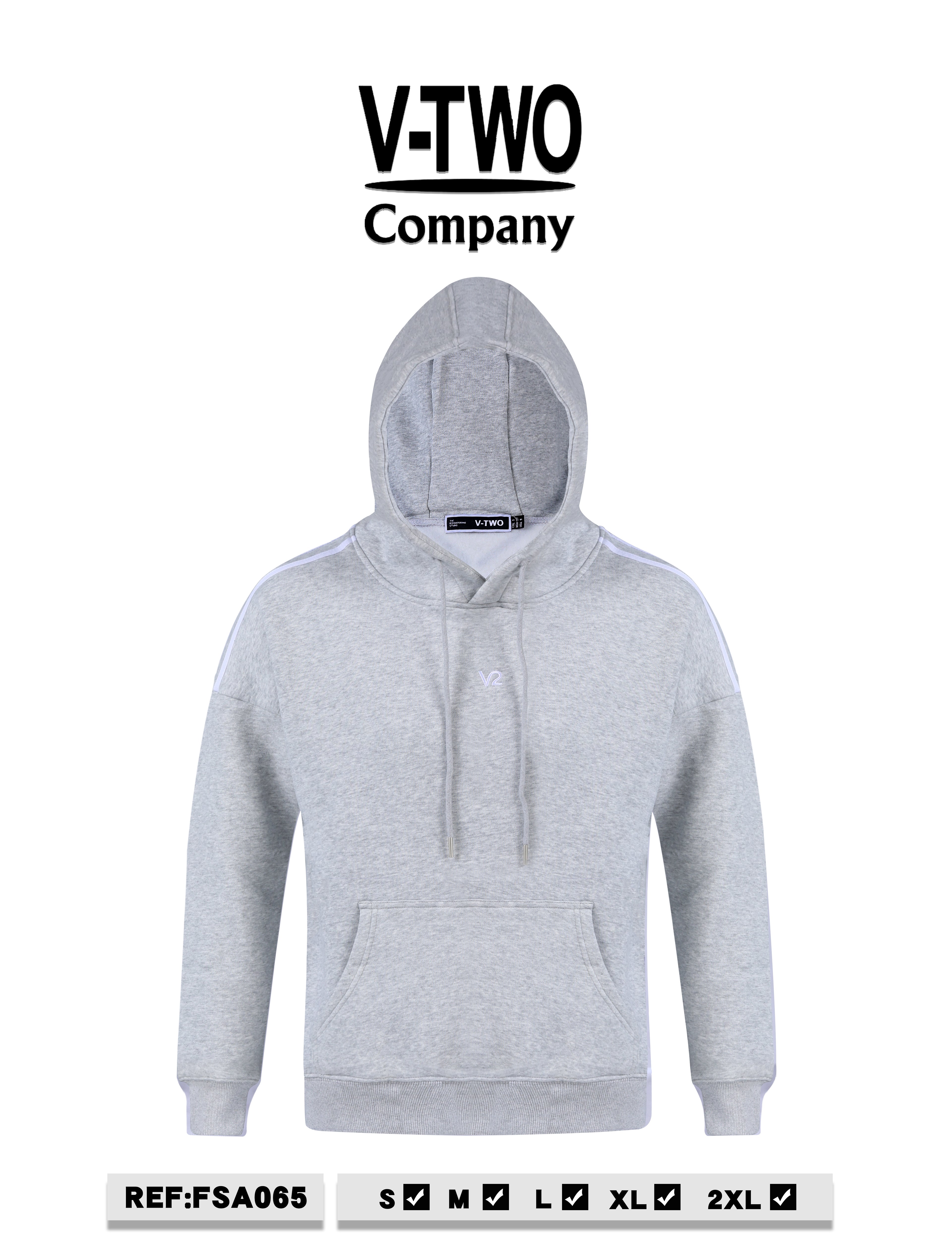 HOODIE FSA065 GRIS