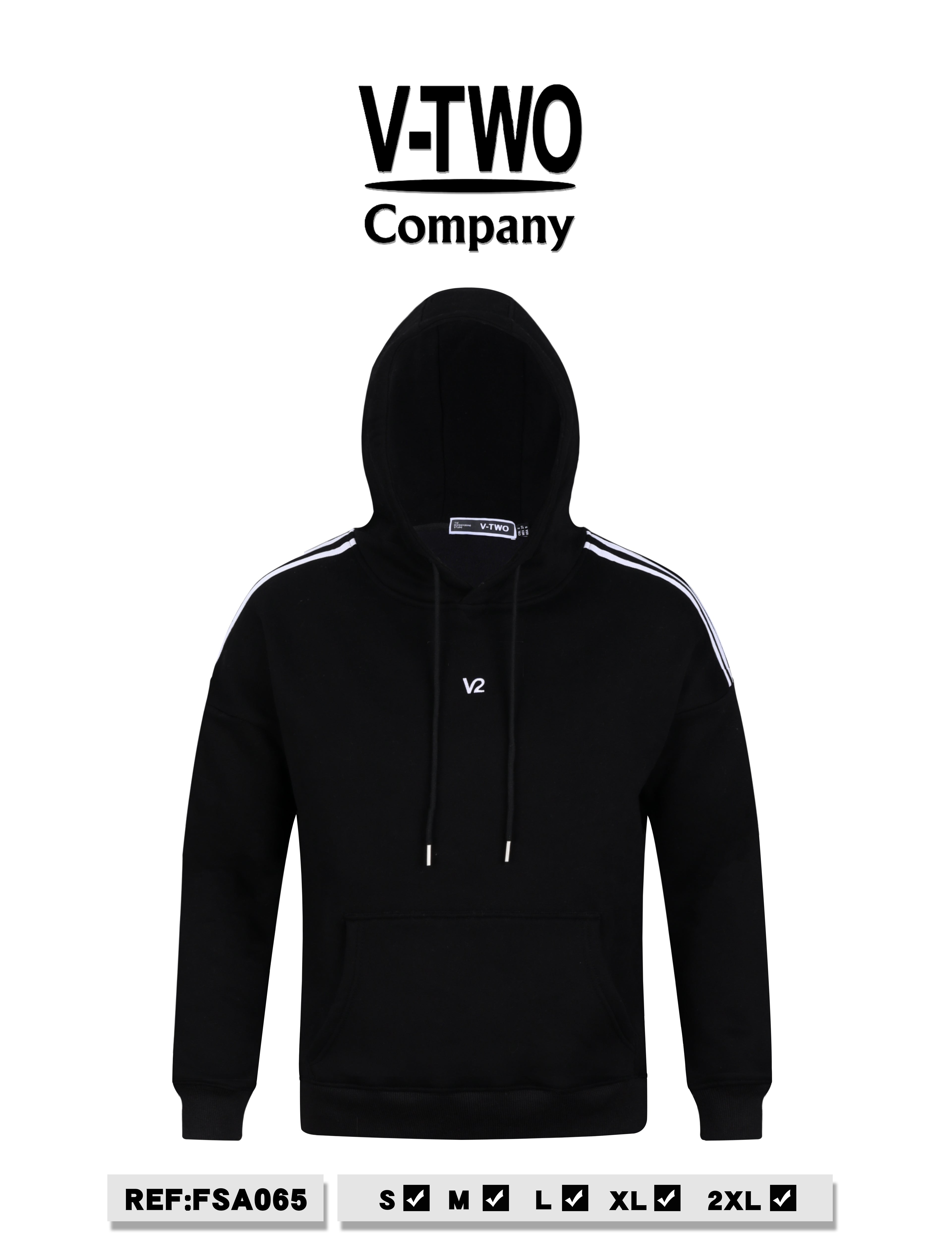HOODIE FSA065 NEGRO