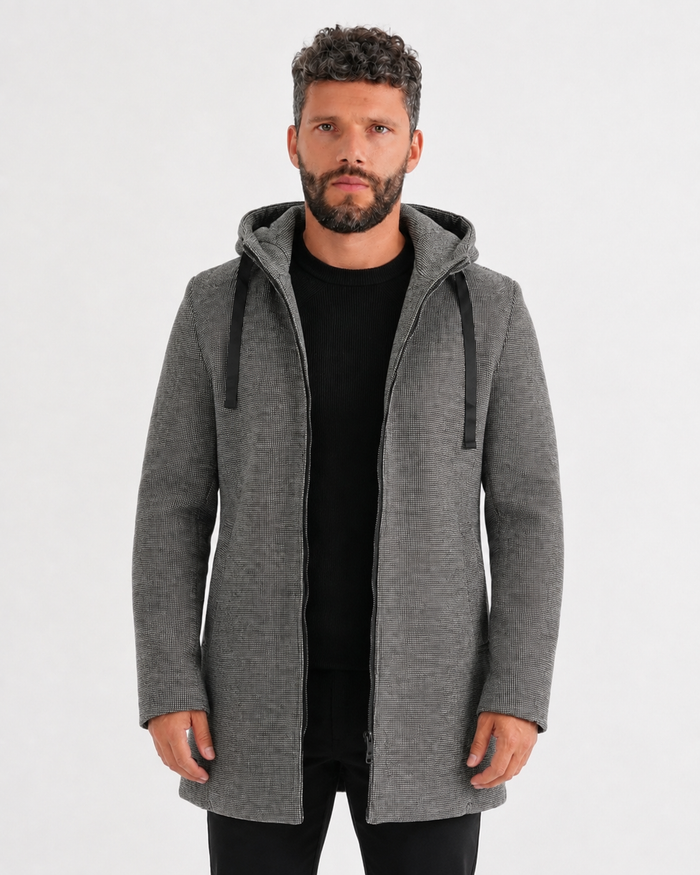GABÁN NEGRO PARA HOMBRE