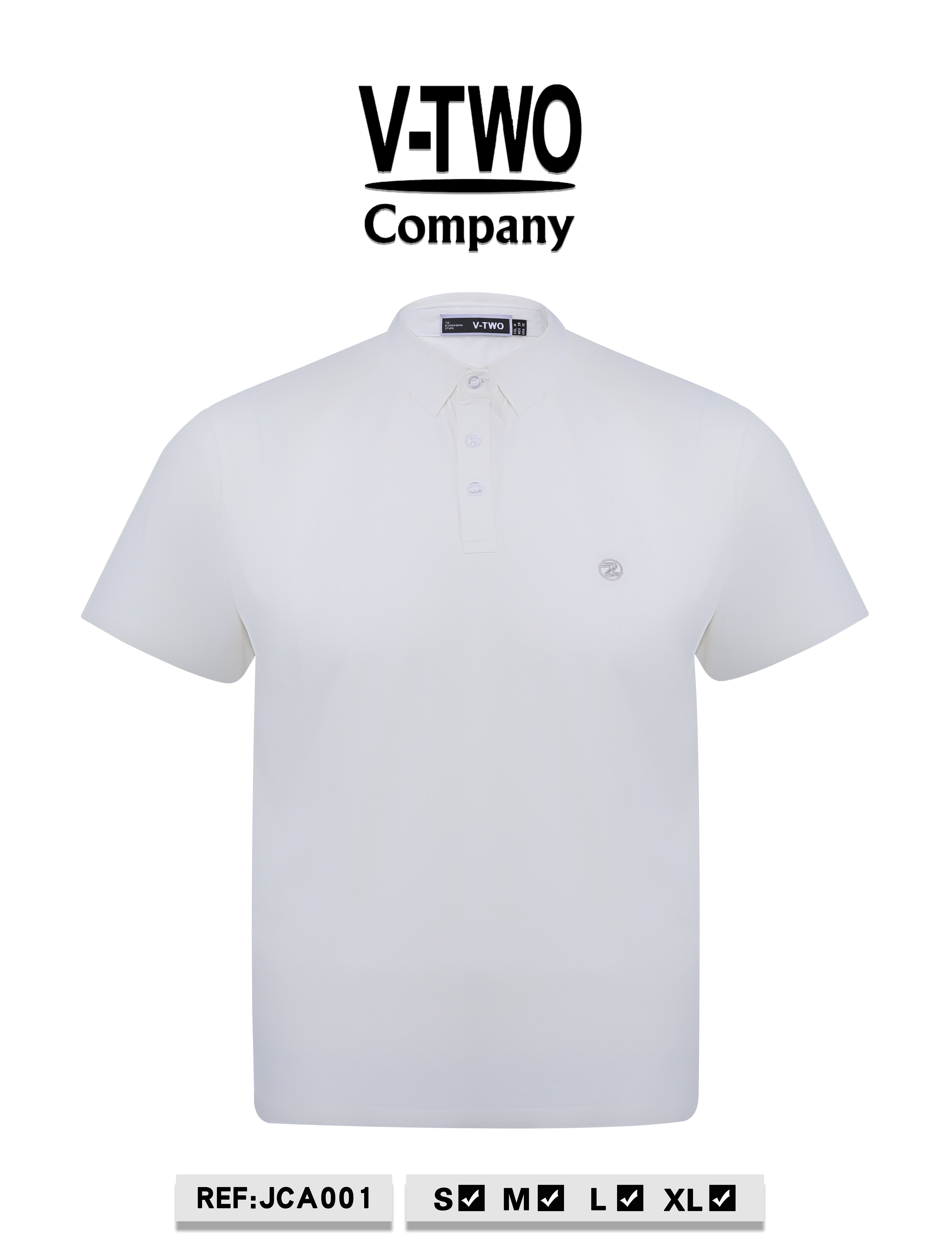 CAMISA POLO JCA001 HOMBRE BLANCO