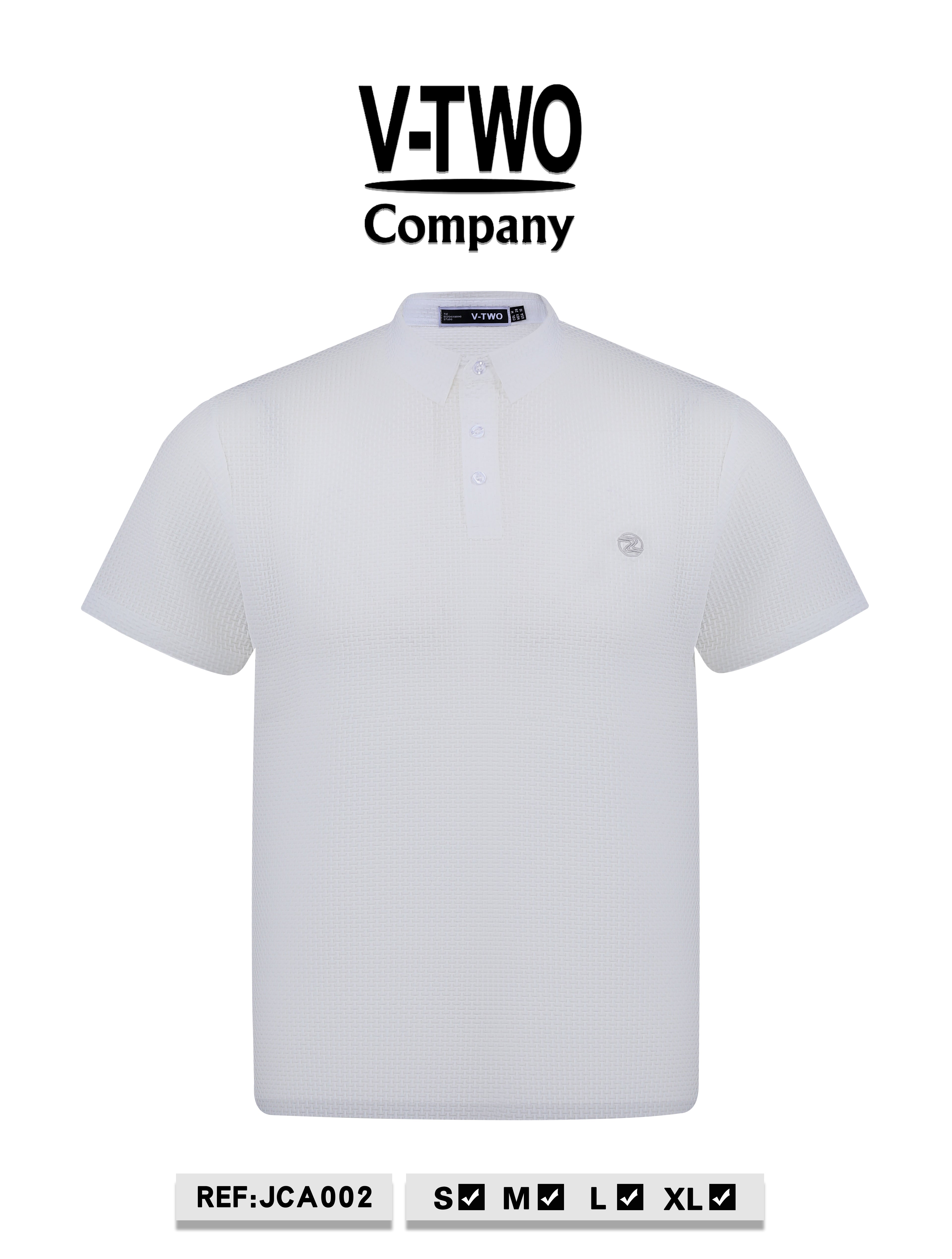 CAMISA POLO JCA002 BLANCO