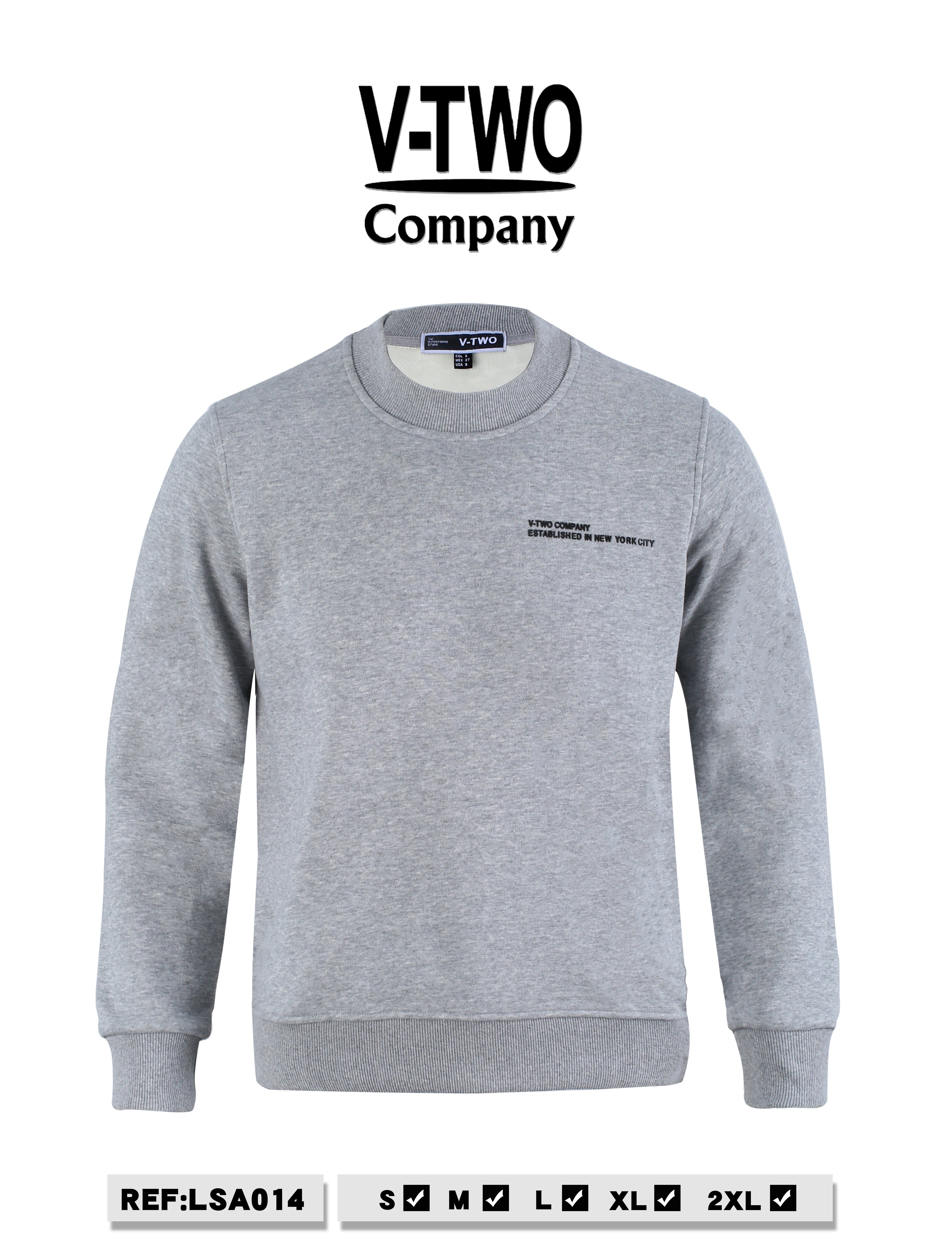 BUZO LSA014 GRIS