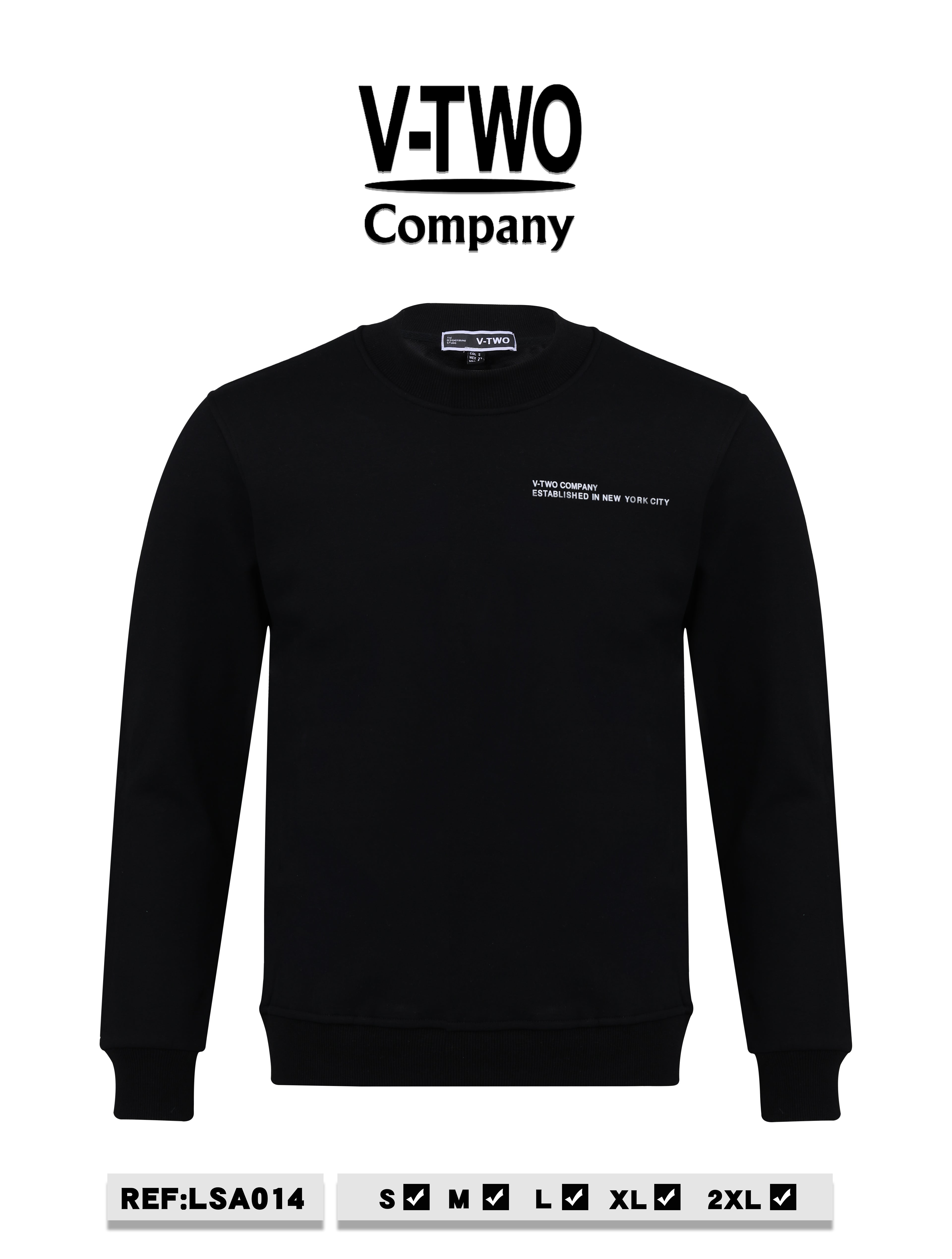 BUZO LSA014 NEGRO
