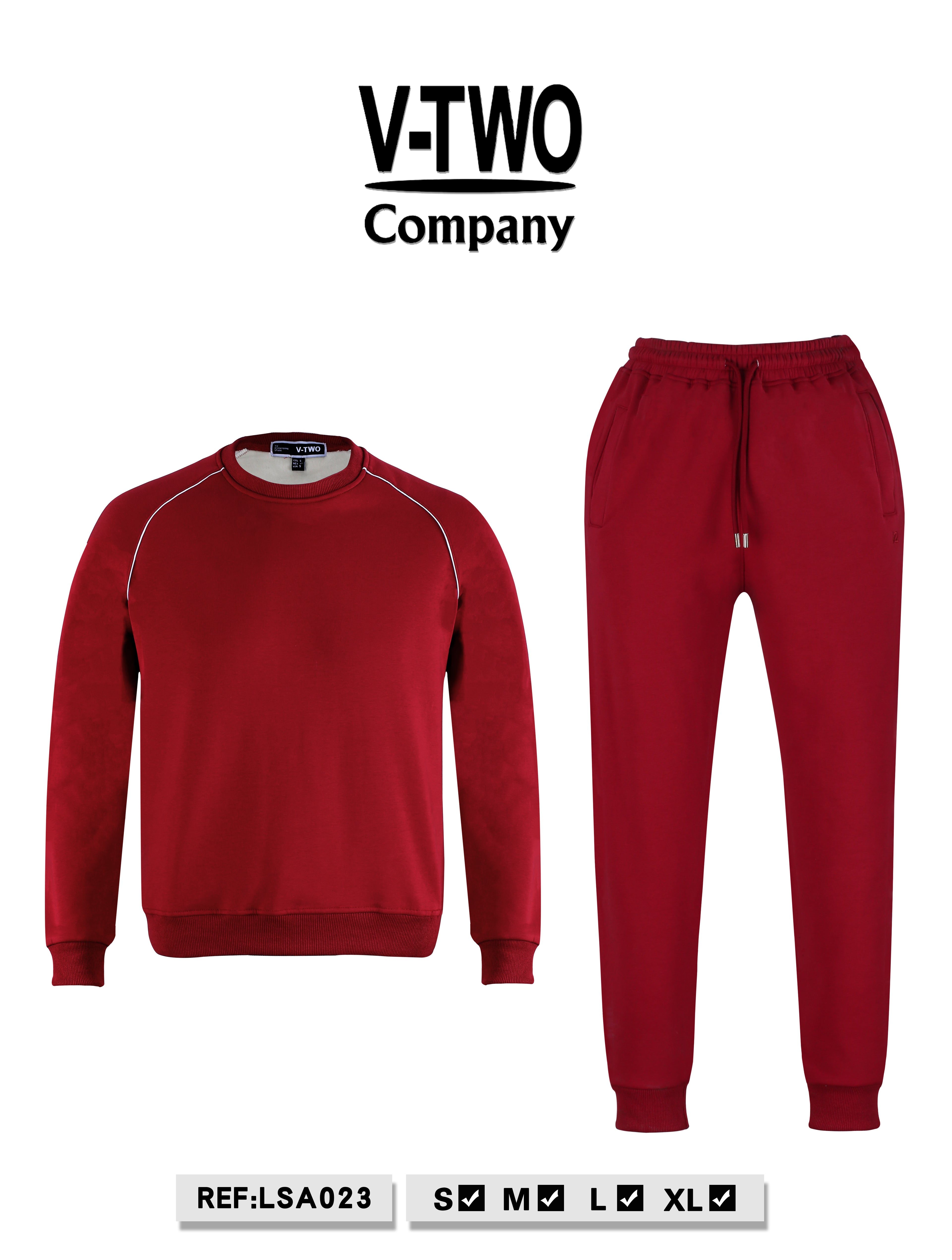 SUDADERA LSA023 VINO