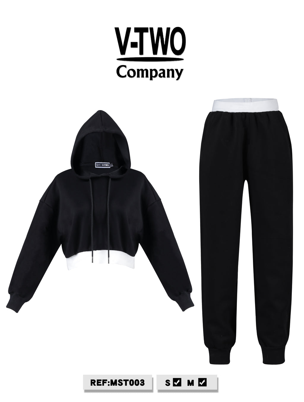 SUDADERA MST003 NEGRO